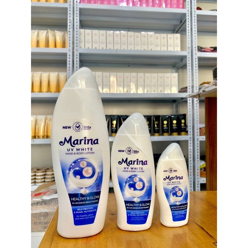 lotion Marina biru mencerahkan