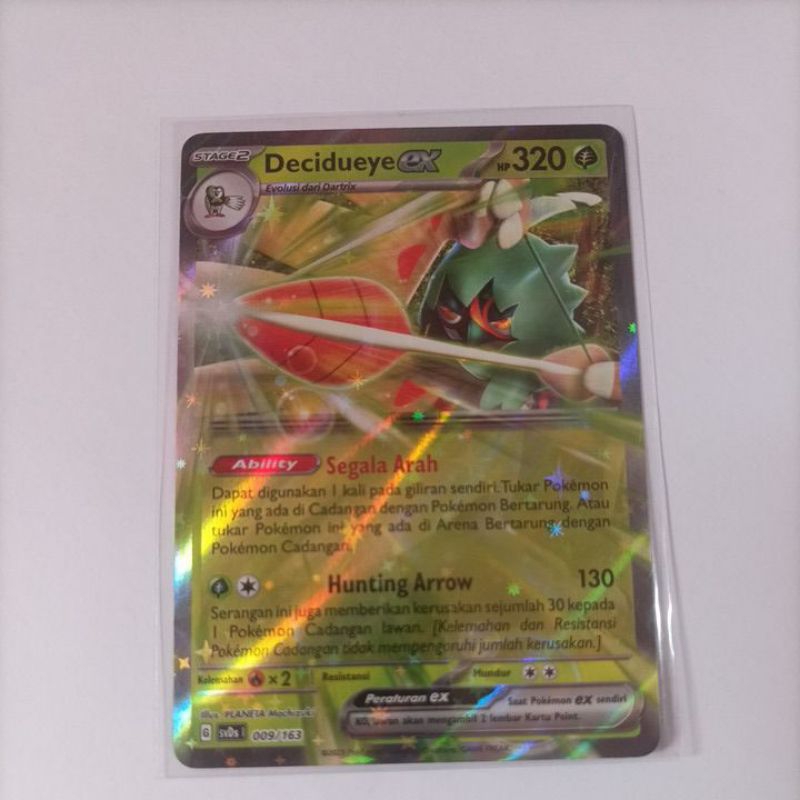 Decidueye ex 009/163 Terastal - Pokemon TCG Indonesia