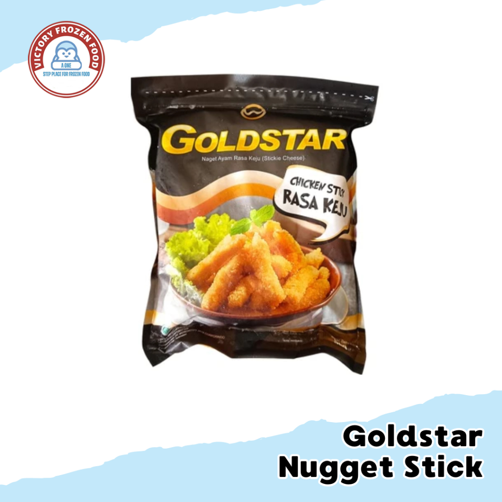 

Goldstar Chicken Nugget Cheese Stick 500gr/Nugget Ayam Stik/Victory Frozen Food