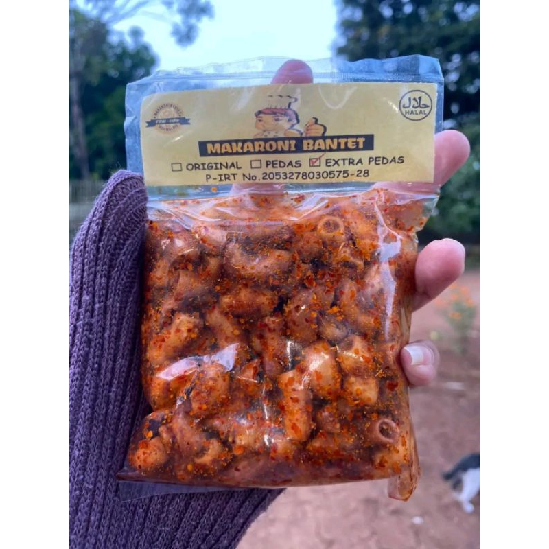 

MAKARONI BANTET 60gr daun jeruk pedas