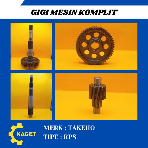 GIGI MESIN KOMPLIT MERK RPS TIPE MIO J