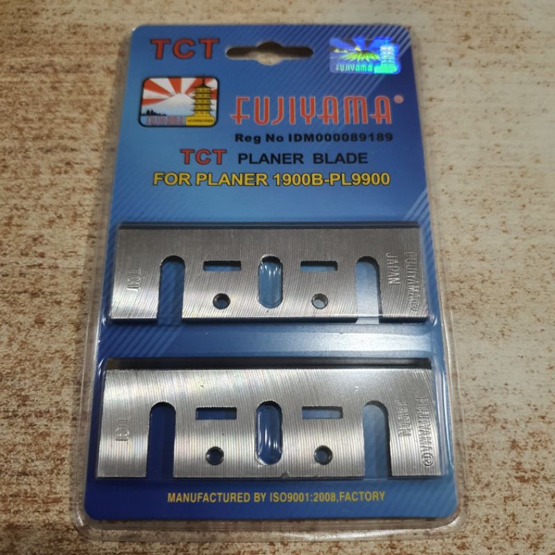 MATA PISAU MESIN SERUT KAYU FUJIYAMA | TCT PLANER BLADE FUJIYAMA