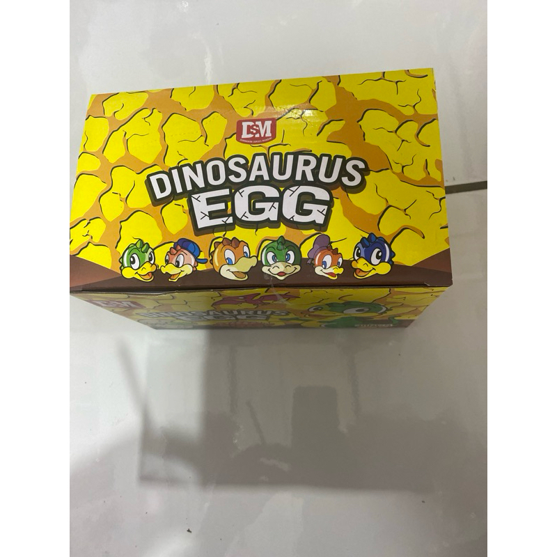 

permen dinosaurus egg cokelat isi 30