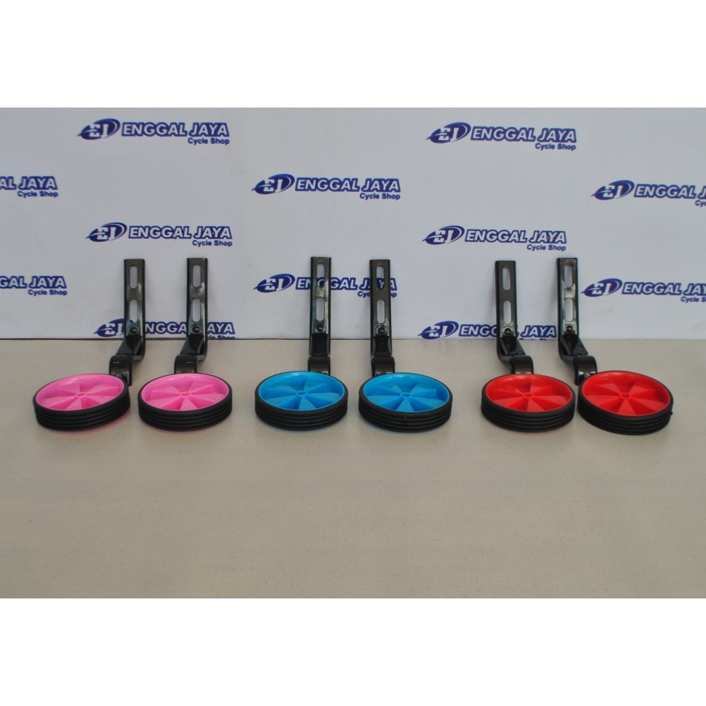 Roda Samping Atlantis Sepeda Anak 12 16 Inch Roda Karet Besi Tebal Kuat - Roda Bantu Pembantu Sepeda