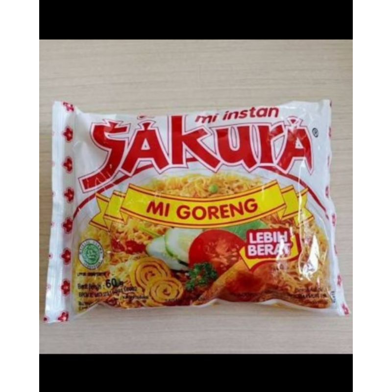 

5 PCS MIE SAKURA MIE JADUL INSTANT INDOFOOD 60GR