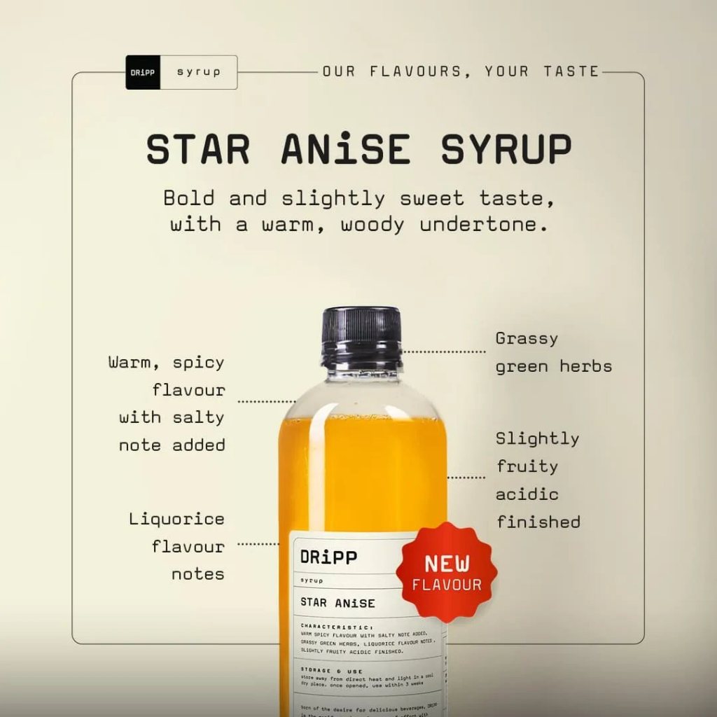 

DRiPP STAR ANISE SYRUP 760 ML