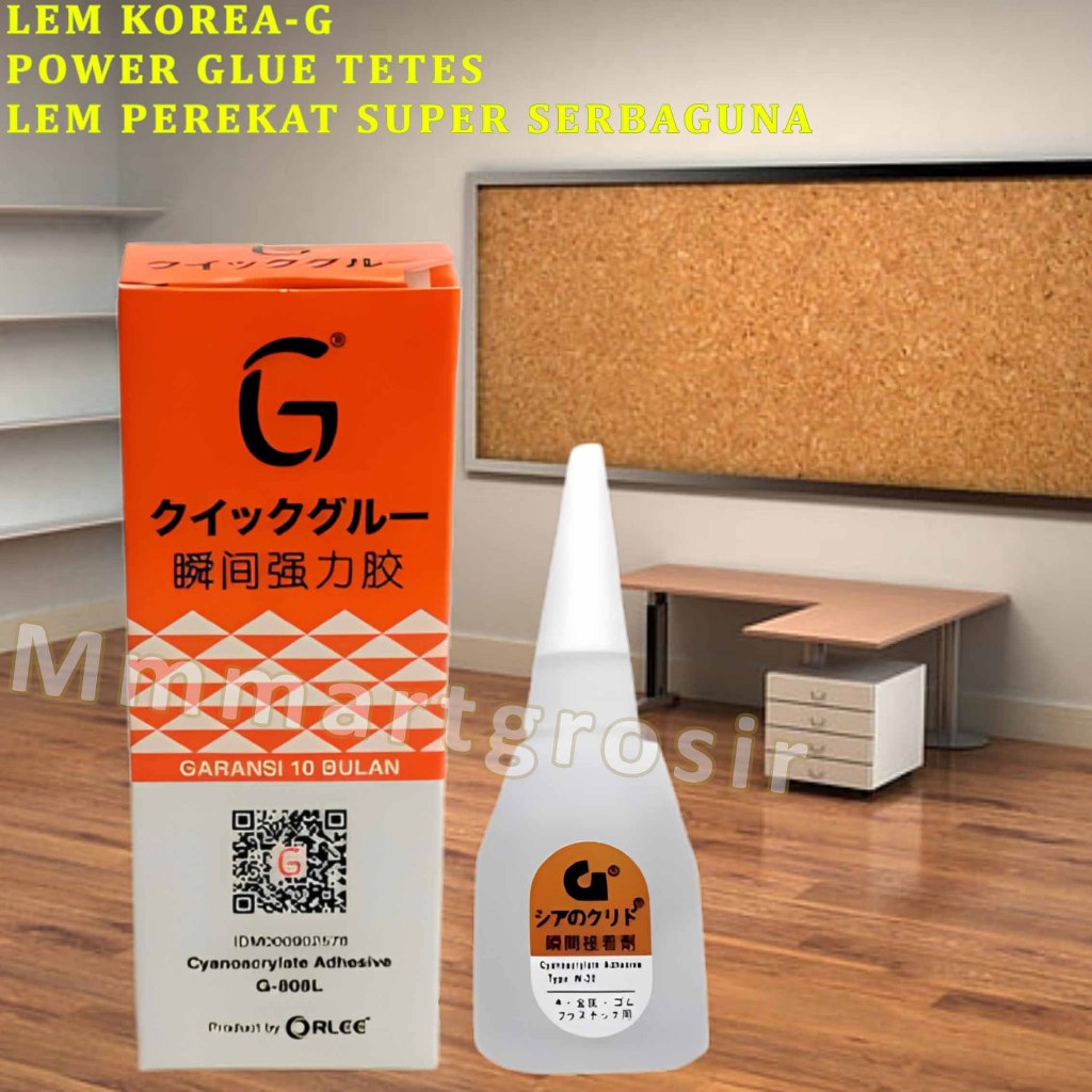 

Lem Korea-G / Power Glue Tetes / Lem Perekat Super Serbaguna / G-808L
