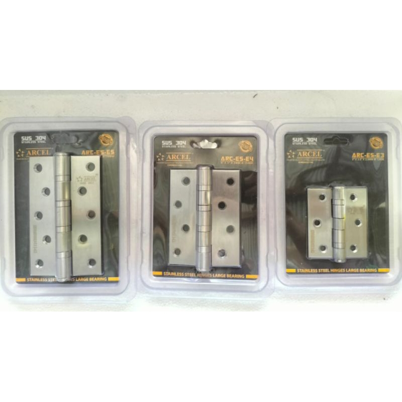 [ 1 SET] Engsel Arcel Stainless 3,4,5 inch | Engsel stainless steel | Bearing Engsel