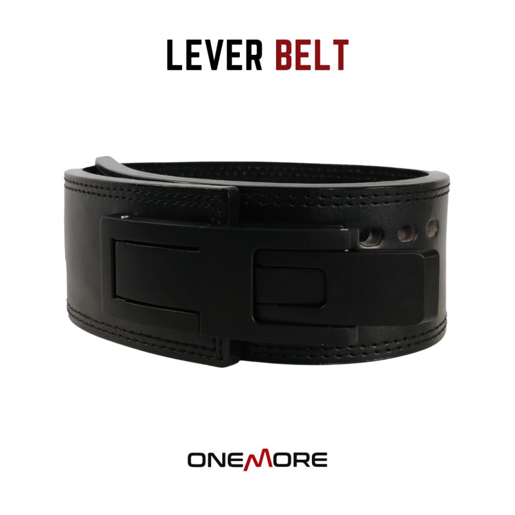 ONE MORE 13MM Powerlifting Lever Belt Sabuk Fitness Gym