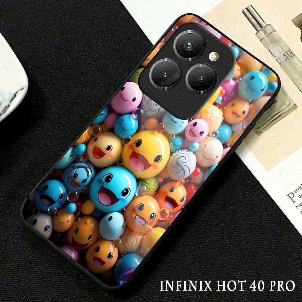 Softcase Glossy Glass Infinix Hot 40 Pro Terbaru [GC28 ] Casing Handphone Infinix Hot 40 - Pelindung