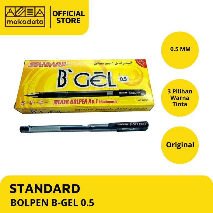 

BOLPEN / BALLPOINT / PULPEN STANDARD BGEL HITAM (1 PCS) MURAH
