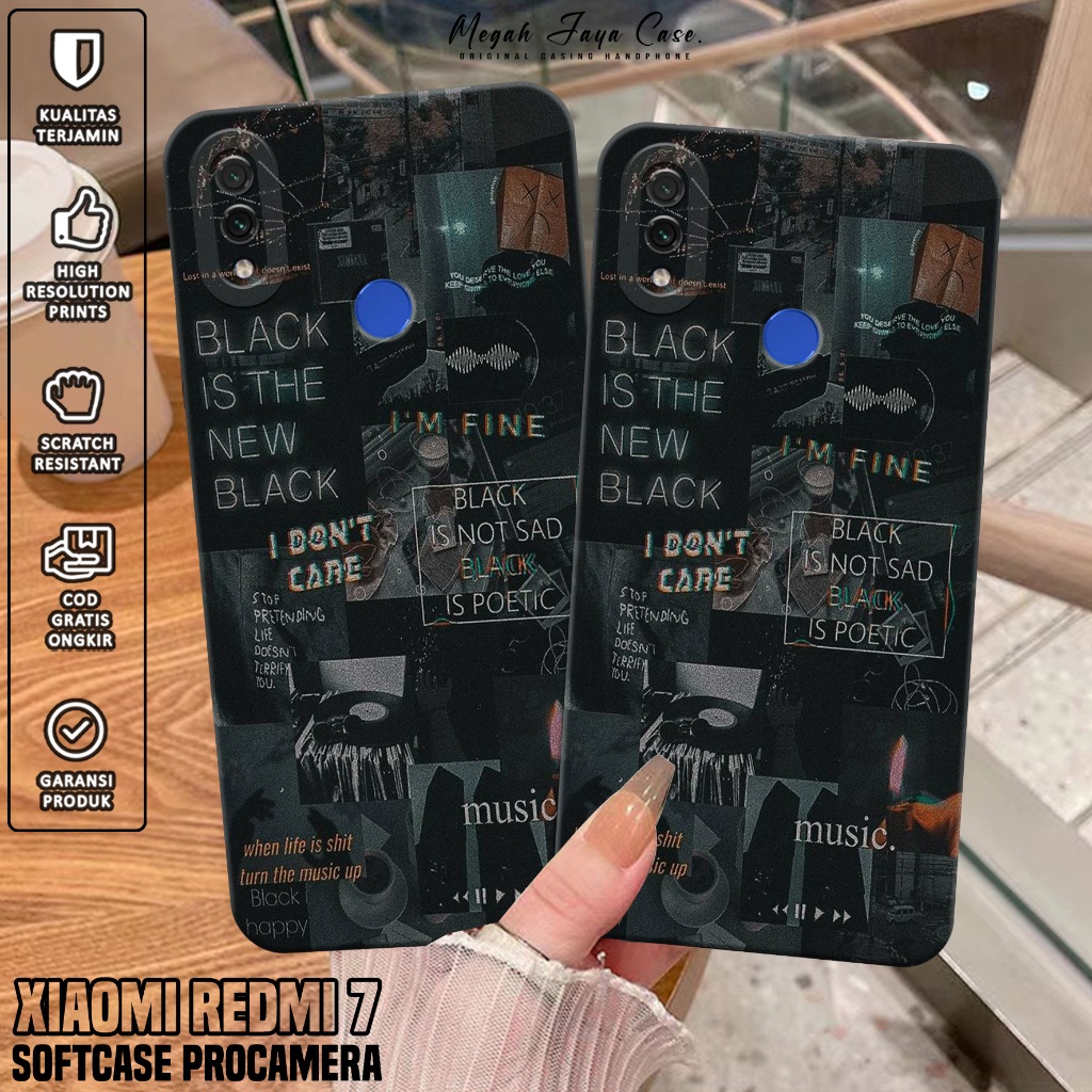 Case Xiaomi Redmi 7 - Casing Hp Xiaomi Redmi 7 Motif AESTH - Silikon Hp - Softcase Hp Redmi 7
