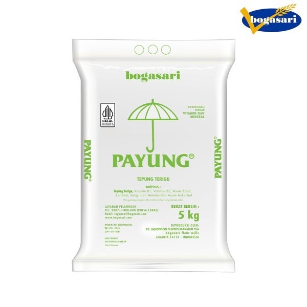 

Tepung Terigu Payung 5 Kg Bag