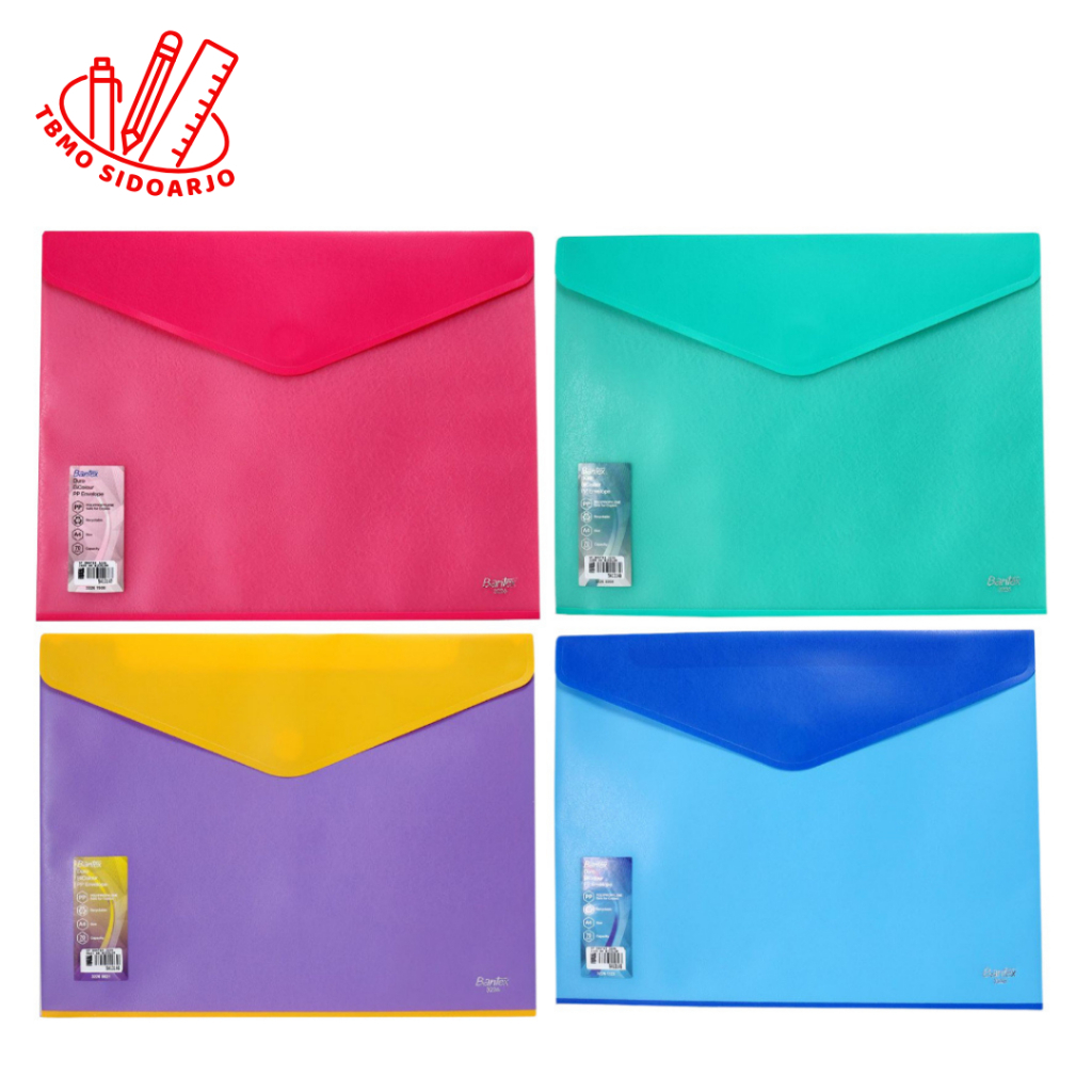 

TBMO Bantex Smart Pocket Duro Bicolour Envelope F4 3227 - Pcs