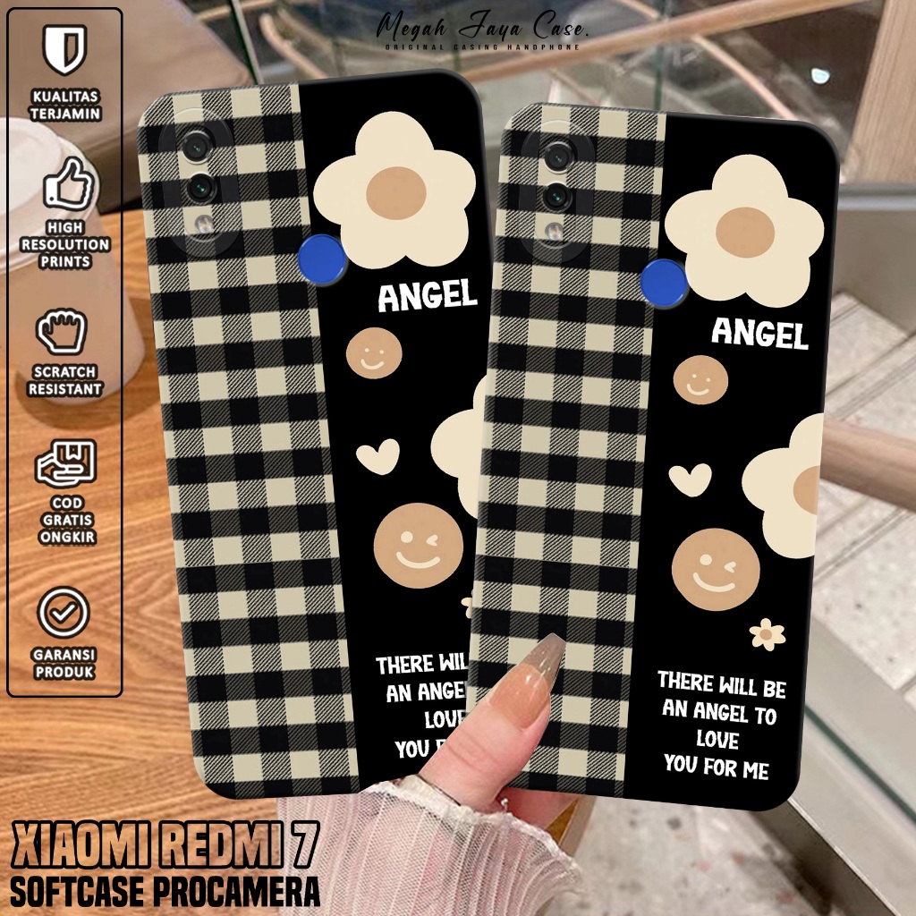 Case Xiaomi Redmi 7 - Casing Hp Xiaomi Redmi 7 Motif BUNGA - Silikon Hp - Softcase Hp Redmi 7