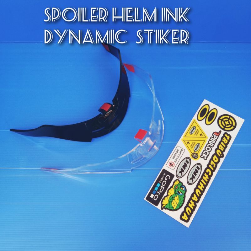 SPOILER HELM INK DYNAMIC + STICKER INK / SPOILER INK DYNAMIC • AKRILIK