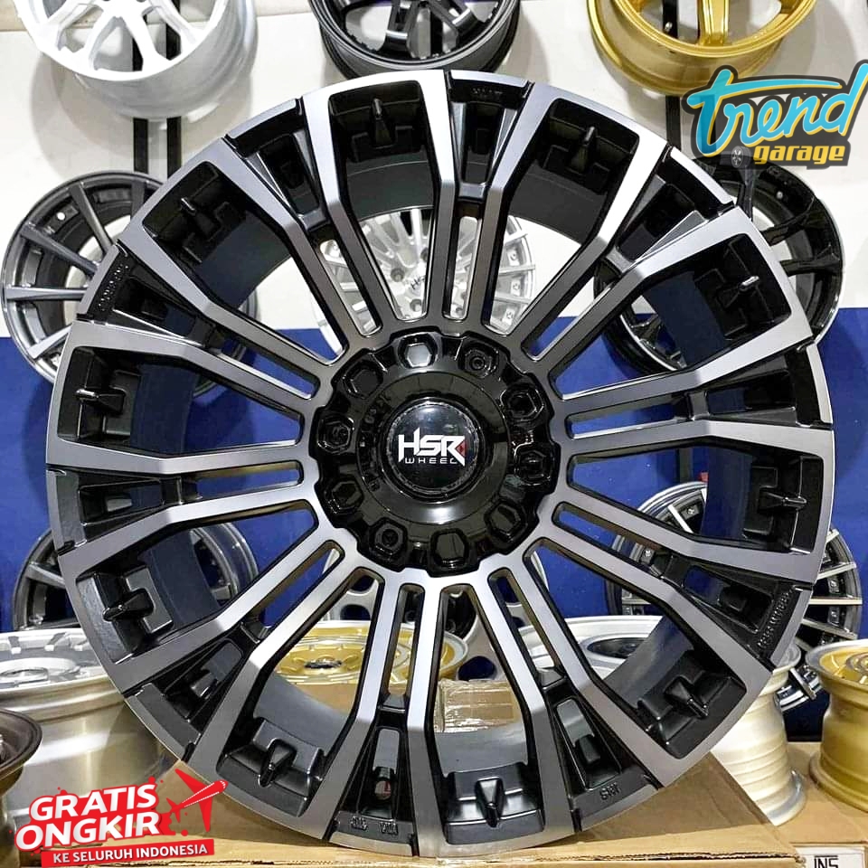 velg mobil hsr r20 untuk pajero,fortuner,hilux,isuzumux,triton,dll..