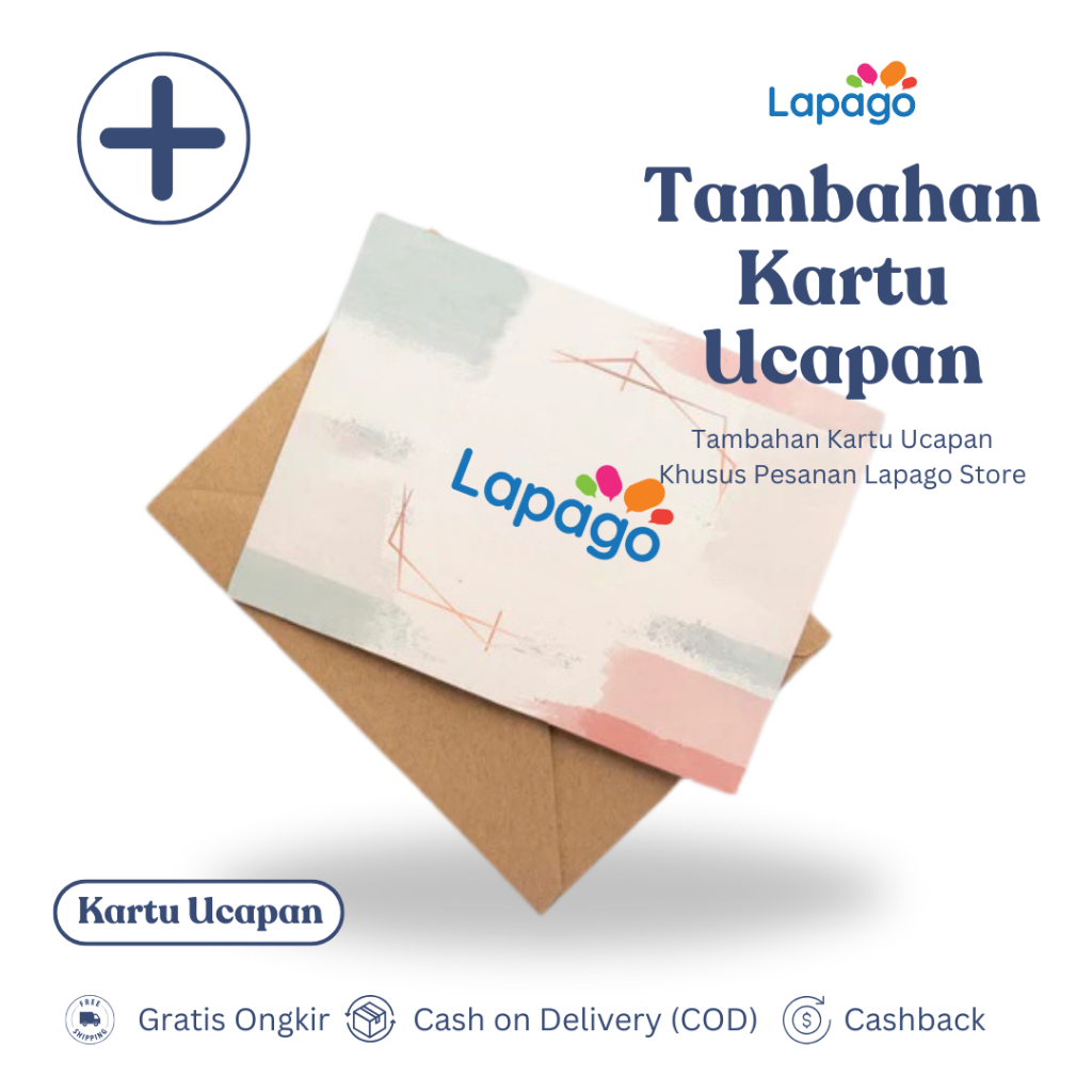 

LAPAGO Kartu Ucapan Tambahan untuk pembelian Lapago Store
