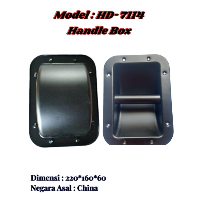 HANDLE BOX SPEAKER/ HANDLE BOX SALON/ HANDLE OVAL BOX SYSTEM LINE ARRAY IMPORT UK 22X16 CM