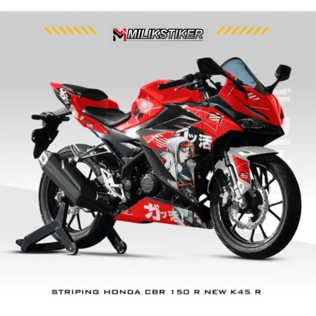 STRIPING CBR150R K45R / MOTIF 20 / CBR 150R / STICKER / STIKER MOTOR VARIASI CBR 150 / LIST MOTOR / 