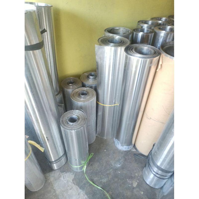 Talang air / untuk pintu / gerobak/roda alumunium tebal 0,4ml