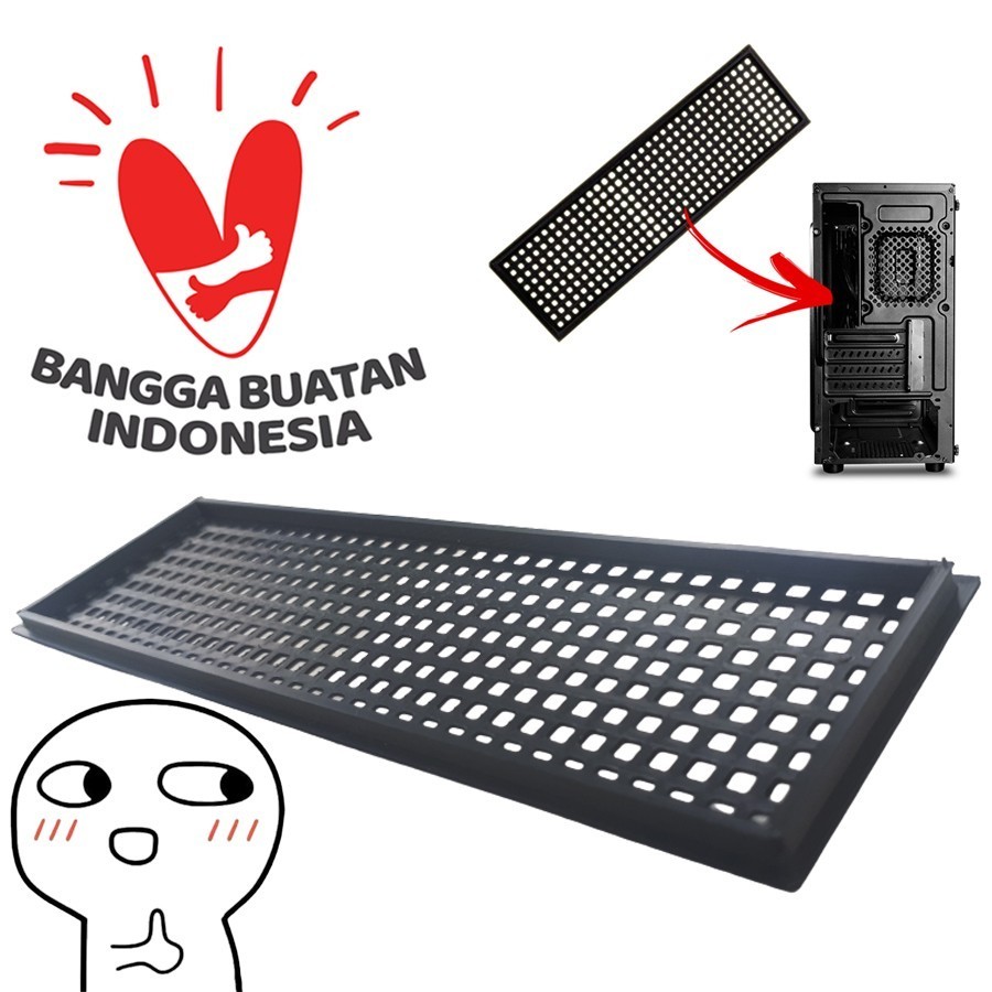 Backpanel Backplate Custom Universal Motherboard Back Panel Back Plate Lubang Mess KECIL - Grosir