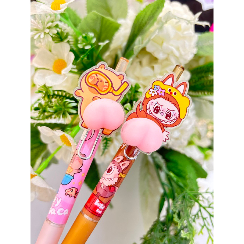 

PENA SQUISY LABUBU CAPYBARA