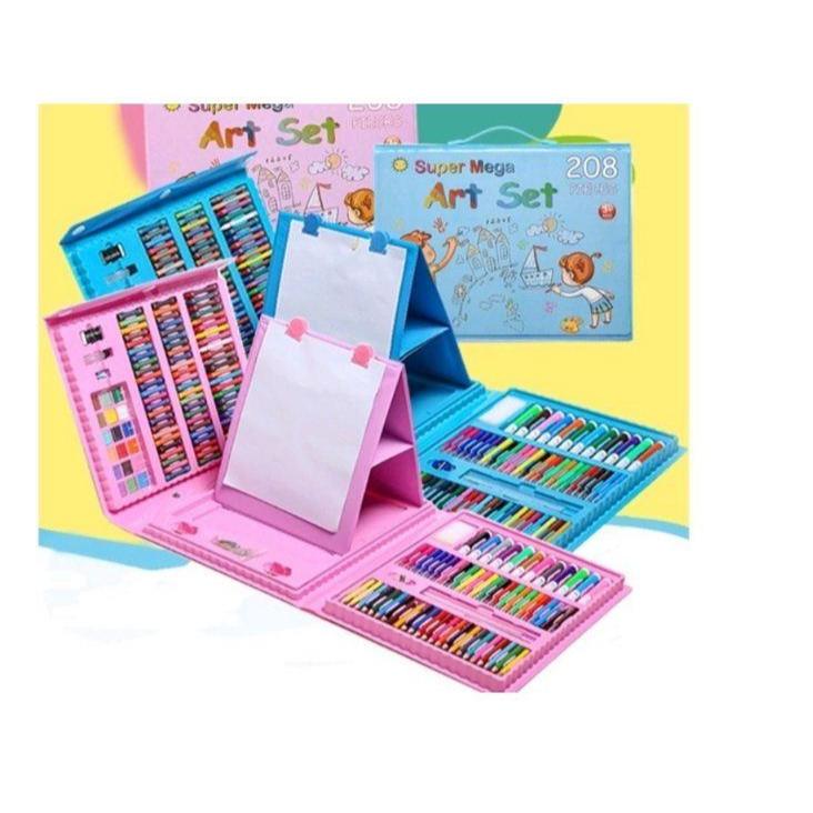 

Crayon Super Mega Art Set 208pcs -Alat Gambar Crayon Super Mega