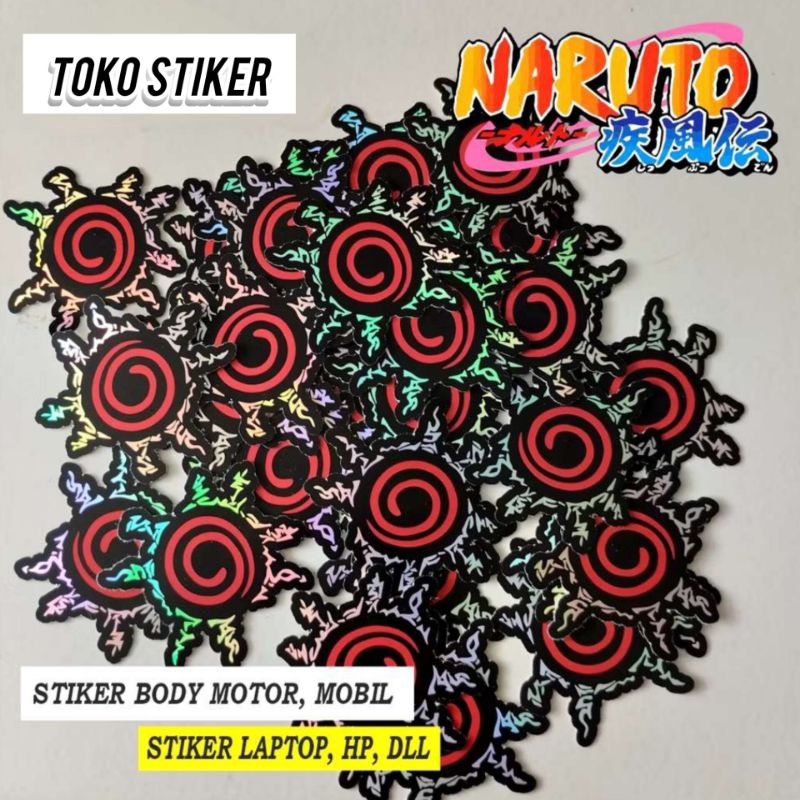Sticker Hologram Anime - Naruto- Segel Kurama
