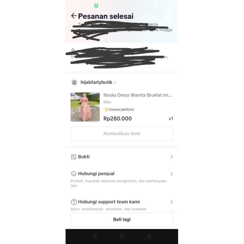 Preloved noola dress wanita bruklat by farly fashion