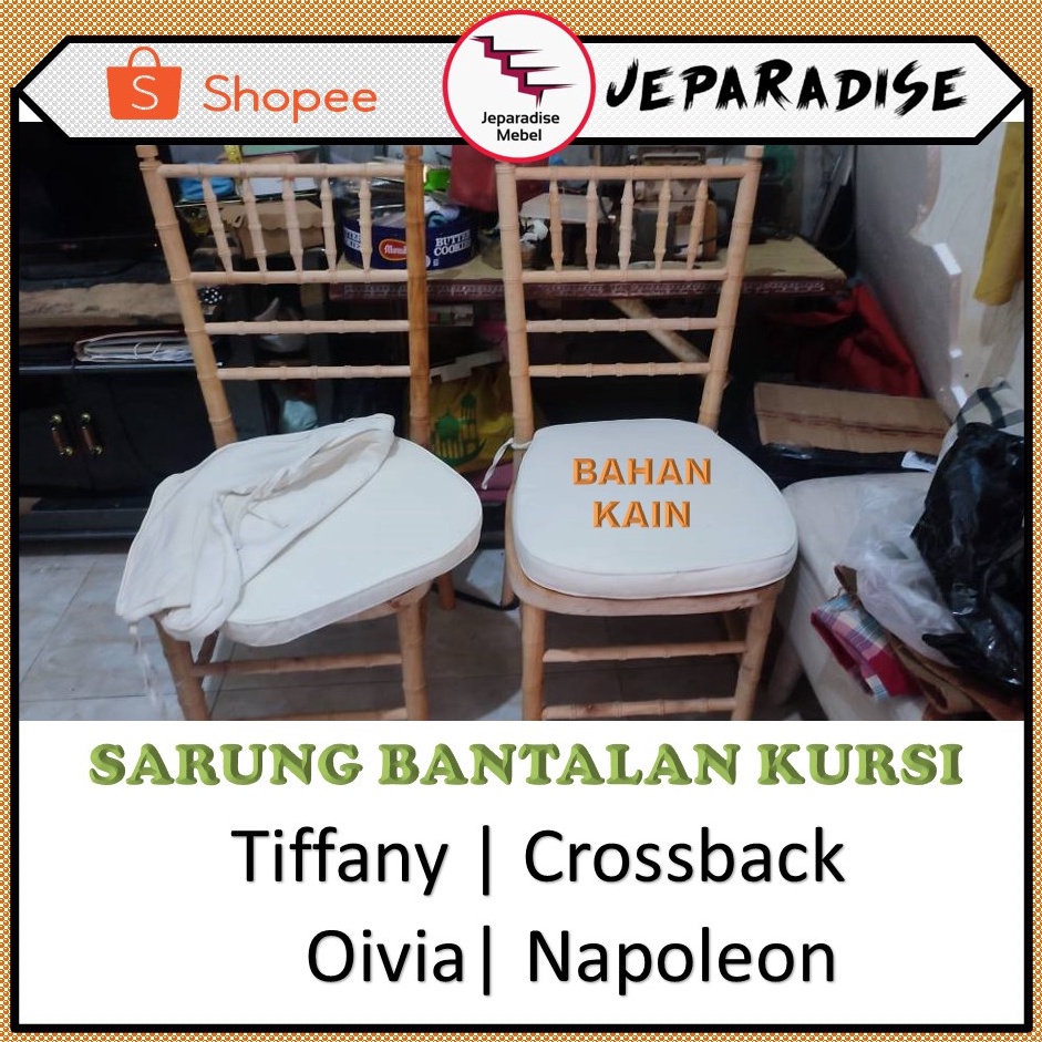 SARUNG Bantal Kursi Tiffani  bantalan kursi Akad  busa duduk kursi Olivia  Alas dudukan kursi pelami