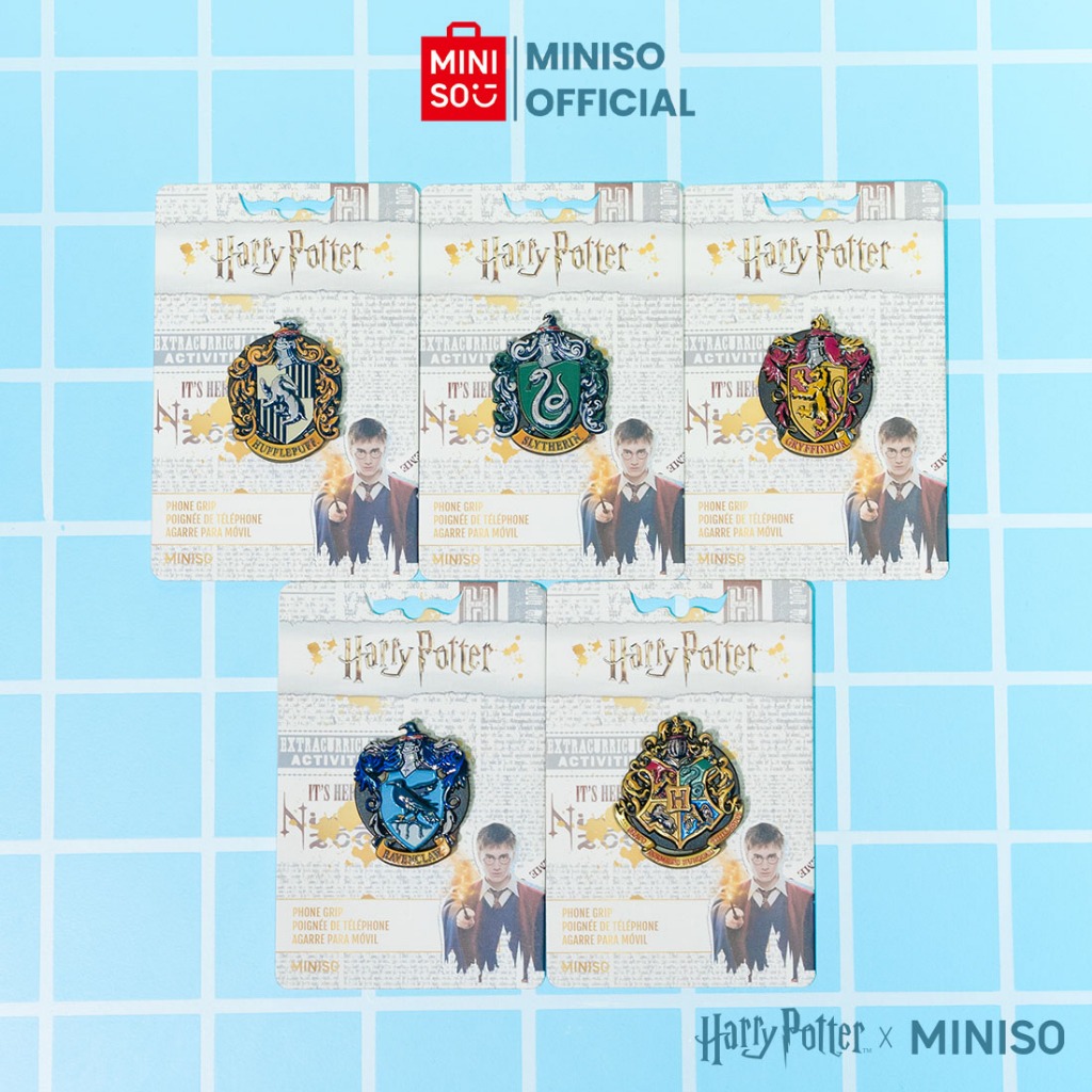 Miniso x Harry Potter Metal Phone Grip Koleksi Spesial Harry potter Pegangan Handphone Lucu