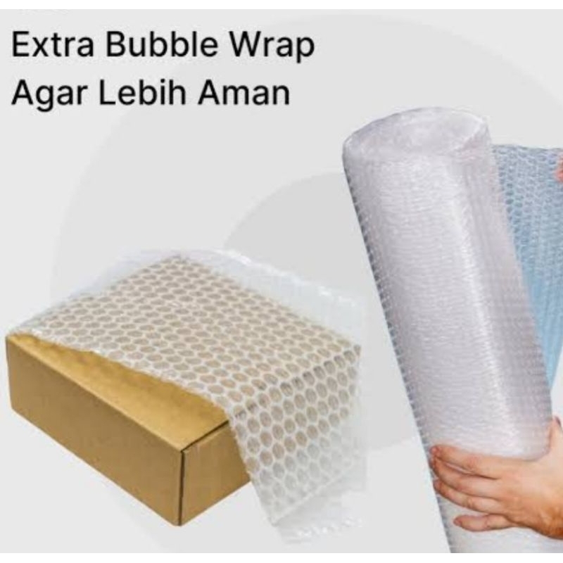 

packing tambahan bubble wrap