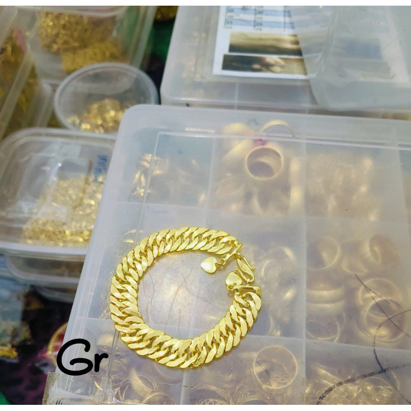 Gelang Lipan Sepuhan Emas 24K