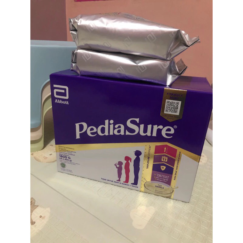 

DIJUAL LAGI Pediasure rasa vanilla 1800g + gratis 450g (anak tidak cocok)