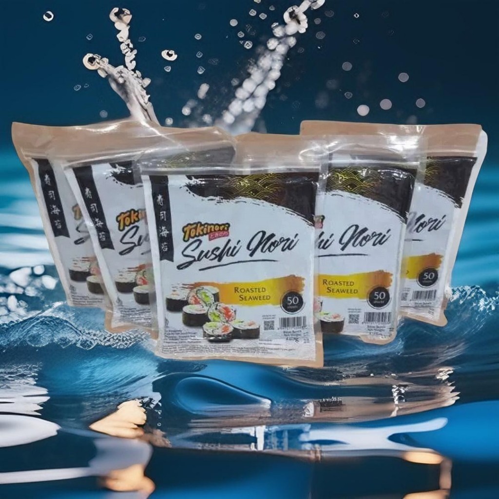

Paket Toki Nori 50 Lembar (1 Dus Isi 10 Pack) - Rumput Laut Panggang Berkualitas