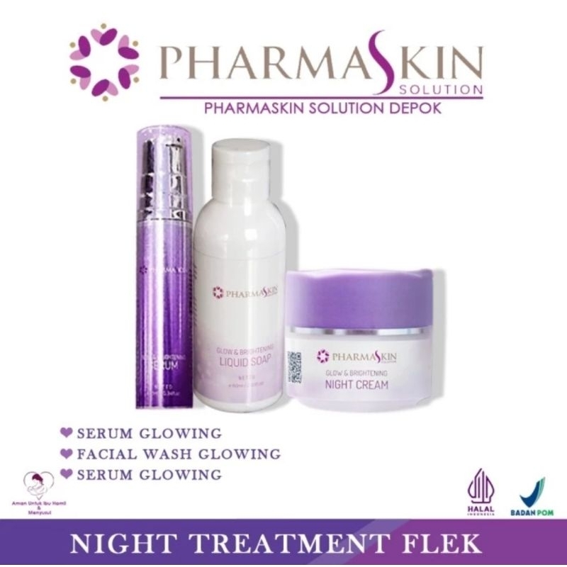 Pharmaskin skincare night treatment flek hitam