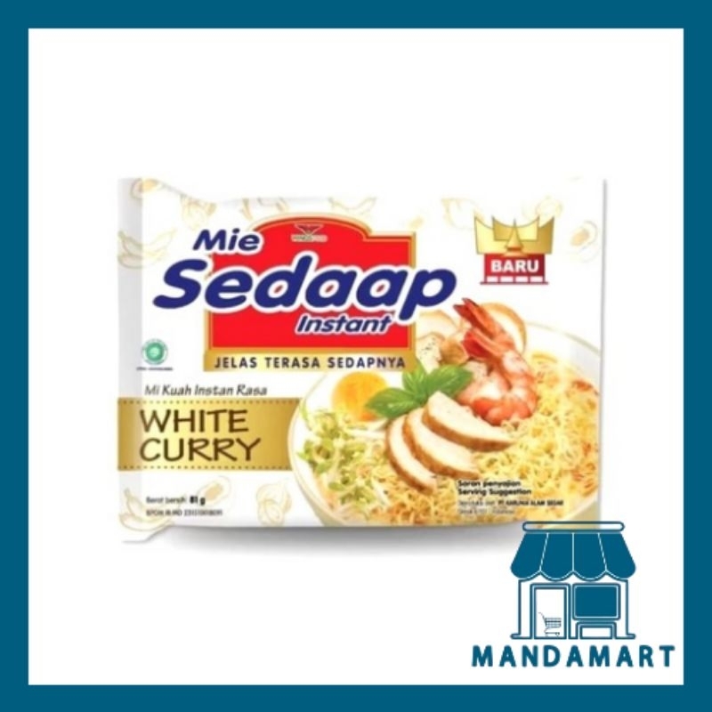 

Mie Sedaap Rasa White Curry 85 Gram - MandaMart