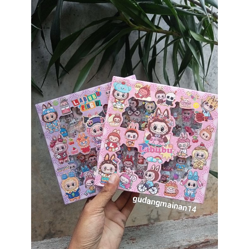 

Mainan Sticker Box Labubu Isi 100Pc