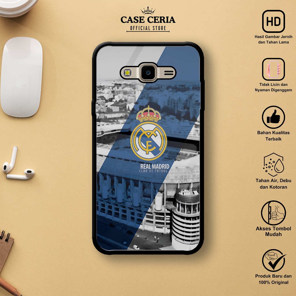 Case SAMSUNG J2 PRIME - Casing SAMSUNG J2 PRIME Motif Club Bola Random - Silikon Case – Hardcase HP