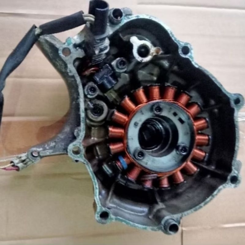 bak spul magnet Vixion old bekas copotan