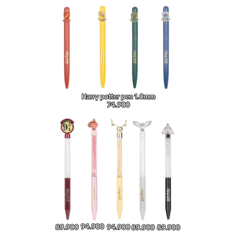 

Miniso x Harry Potter ‼️ Pulpen Gel / Ballpoint Pen 1.0 mm Slim Harry Potter All Collections