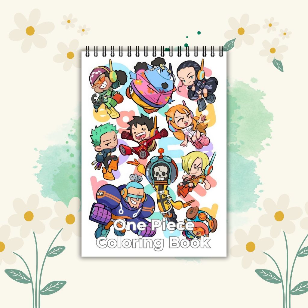 

One Piece Coloring Book Buku mewarnai Anak One Piece