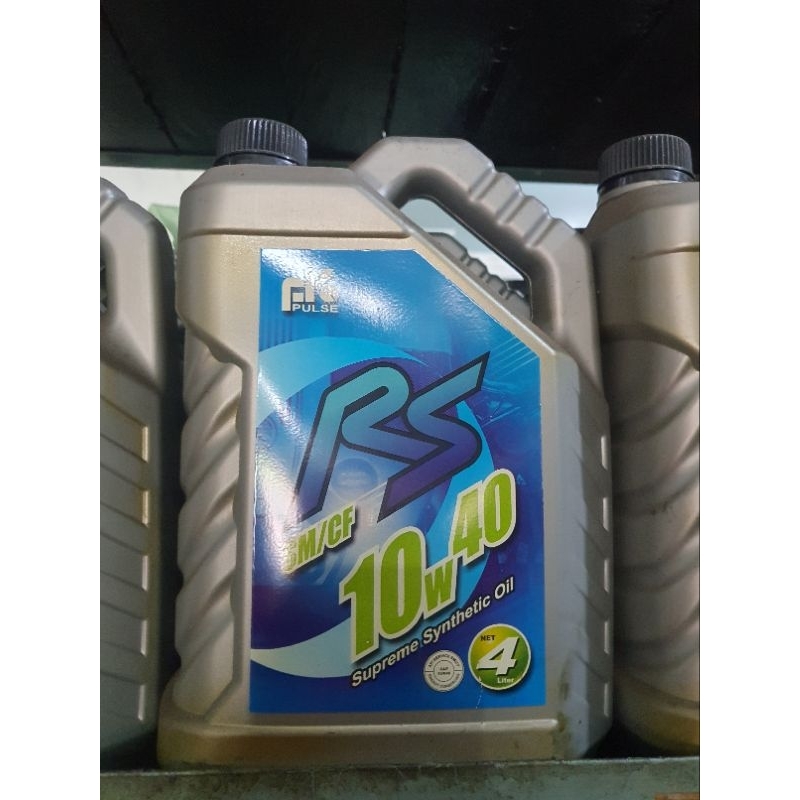 CUCI GUDANG Oli Mesin FK Pulse RS 10W-40 Supreme Synthetic Oil SM/CF 4 Liter