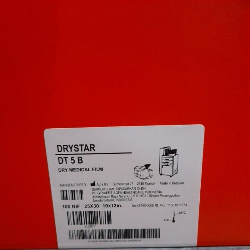 Film DT5B 10x12 AGFA