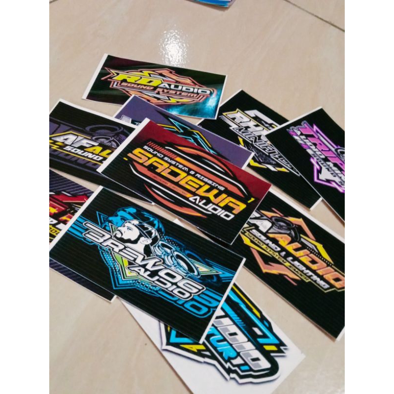 

stiker sound 10 lembar ukuran 5,5X10.cm