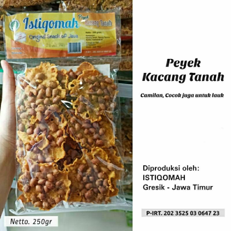 

peyek kacang tanah 250gr