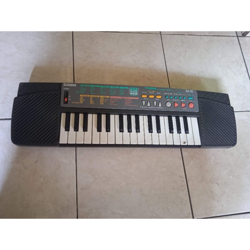 piano casio sa 35 original bekas