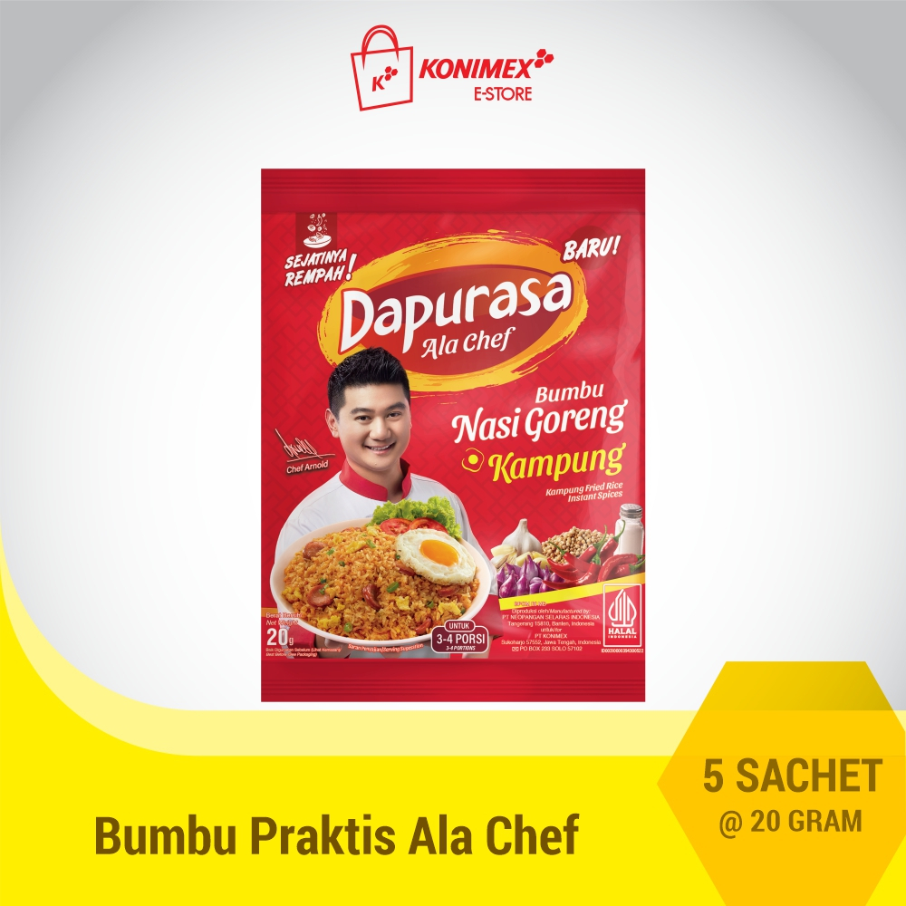 

Dapurasa Ala Chef Nasi Goreng Kampung 5 sachet @ 20g