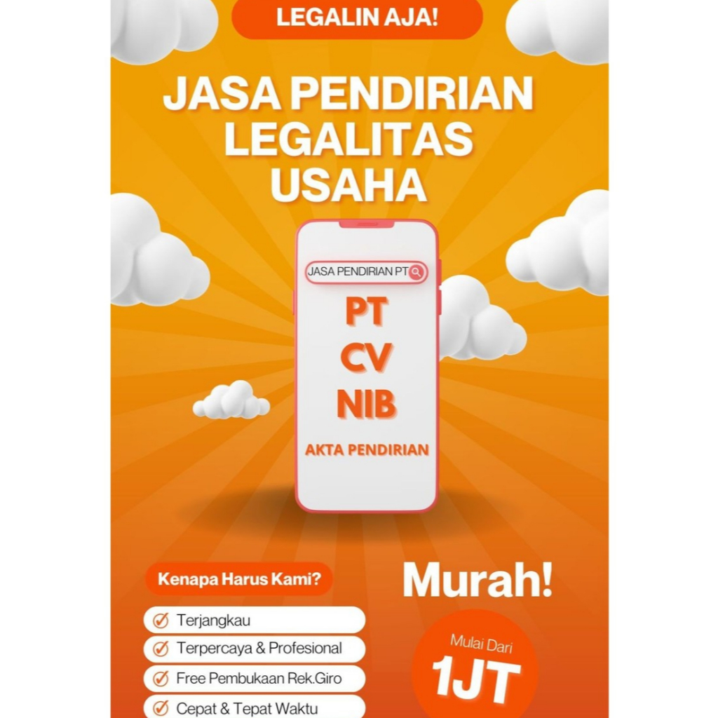 Jasa Pendirian PT Perorangan